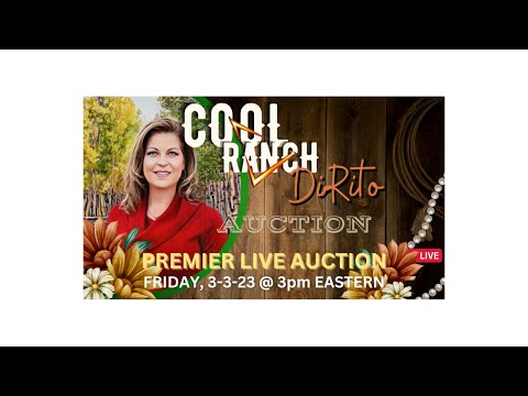 PREMIER OF MY LIVE AUCTIONS 3-3-23 @ 3PM  EASTERN.