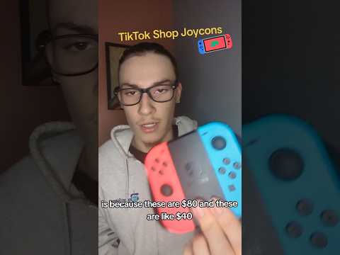 TikTok shop Joycons #tiktok #tiktokshop #nintendo #nintendoswitch #review #productreview #bootleg