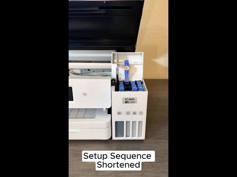 Home Printer Setup | Refillable Printer | Shaq & Epson EcoTank Printer   🖨️