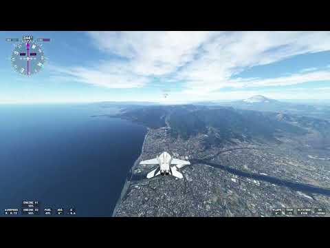 【遊覧飛行】小田原→箱根峠→沼津【Microsoft Flight Simulator】Odawara, Hakone, Numazu