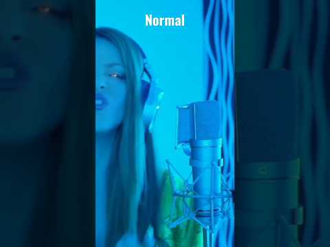 Shakira (Bzrp) 'pa tipos como tu' | Normal Vs Al Revés | ¿Cuál se escucha mejor? #shorts