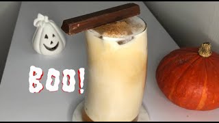 Pumpkin syrup coffee ☕️ 호박 시럽 ​​커피