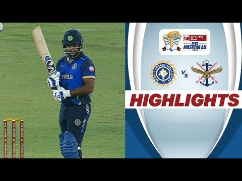 SMAT 2024, Kerala vs Services: Match Highlights