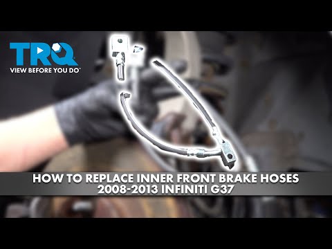 How to Replace Inner Front Brake Hoses 2008-2013 INFINITI G37