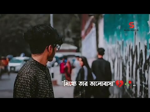 Bengali Sad WhatsApp Status Video | Mitthe Tar Valobasha  | Bengali Status Video | New Sad Lyrics