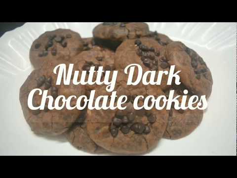 Nutty chocolate dark cookies#kids special