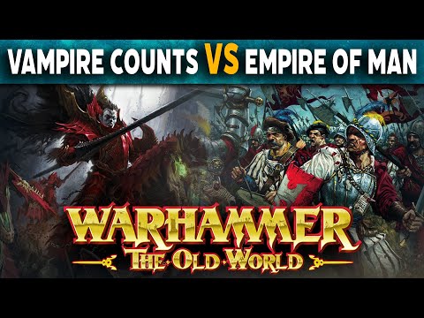 Vampire Counts Vs Empire of Man - Warhammer The Old World Battle Report