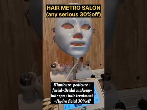 Hair metro salon any service 30%off #salon #hairspa #shortsvideo #offers #viral #minivlog #haircare