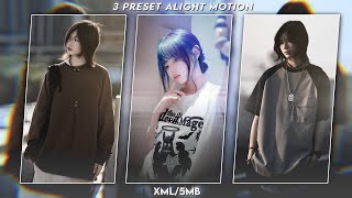 3 PRESET KECE VIRAL TIKTOK || XML/5MB ALIGHT MOTION✅