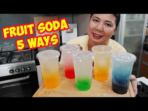 Fruit Soda pang Negosyo