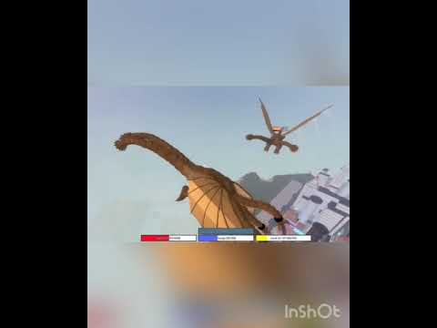 Showa King Ghidorah Showcase And Gameplay - ROBLOX Kaiju Universe