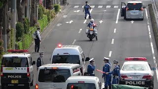 逃げる奴は絶対に許さない!環七を白バイ・パトカーで先頭固定し一時的に通行止めにしながら行われた死亡ひき逃げ事件の実況見分!