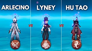 Who is the BEST PYRO DPS?? Arlechino vs Lyney vs HuTao ! [ Genshin Impact ]