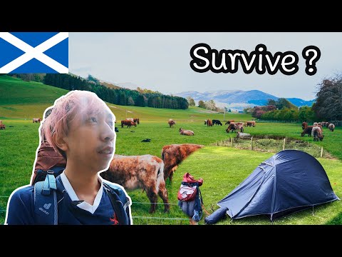 Thai guy camping in Scotland first time! | ไปกางเต๊นท์ ณ สก๊อตแลนด์ ครั้งแรก!