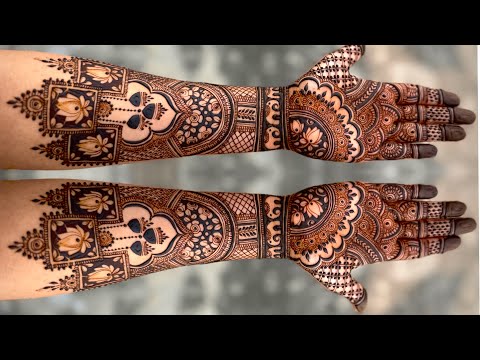 Step by step  bridal mehndi design 2025 || Trending bridal mehndi design 2025 || Mehndi Artist Komal