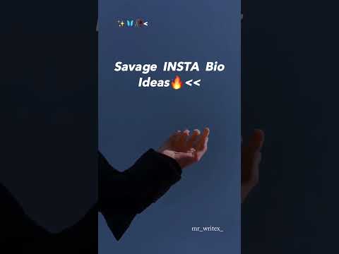 Savage insta bio ideas #instagram #bio #attitude #ytshortsvideo