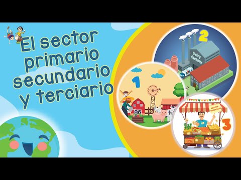 El Sector Primario Secundario y Terciario (Videos Educativos para Niños)