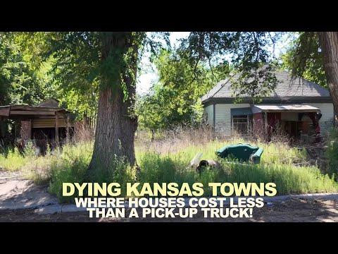 Dying KANSAS Towns Where Houses Cost Less Than A Pick-Up Truck!