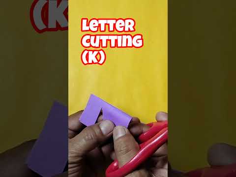 letter cutting (K)