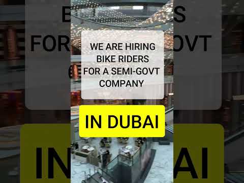 Dubai bike rider job | earning in duba | bike licence in dubai | jobs in gulf | #dubaiworkpermit