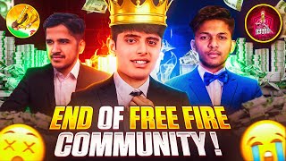 END OF INDIAN FREE FIRE COMMUNITY 🥺| REALITY EXPOSED FREE FIRE YOUTUBERS 🤡| We R Gamers