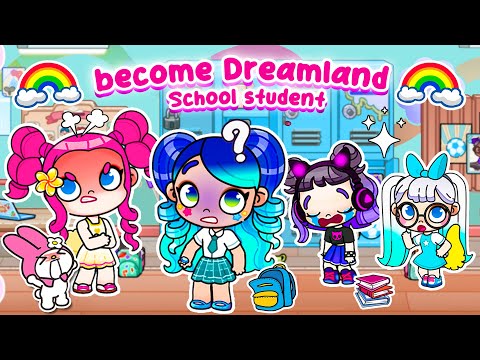 Become STUDENT at DREAMLAND SCHOOL 🏫✨ | Roleplay |Avatar World 🌍 | PAZU