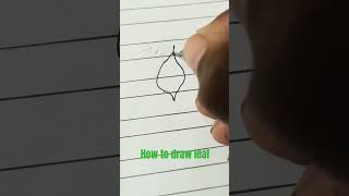 How to draw leaf ✅(for beginners)#tips #shorts