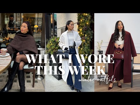 WHAT I WORE THIS WEEK | winter outfits, casual outfits, winter lookbook