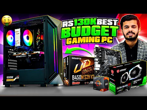 130K Gaming PC for Gaming and Video Editing!🔥⚡| 100 FPS on Ultra Settings🤯| PC Build Under 130K