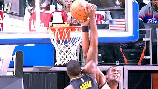 Draymond Green POSTER Dunk Attempt REJECTED by Duren 🚫