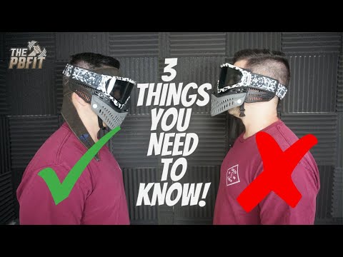 HOW TO WEAR A PAINTBALL MASK | DON'T LOOK LIKE A NERD