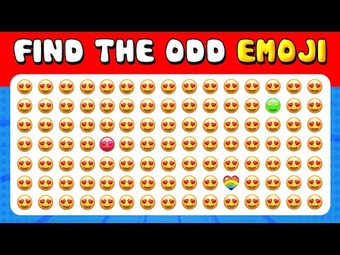 Guess the Word by Emoji 🤔🧠📚 | Find the ODD One Out 🔍 | Word Quiz