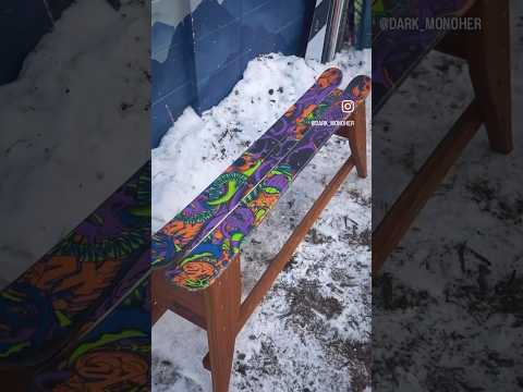 Building a ski bench