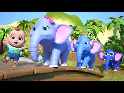 Baby Elephant Song | Five Little Elephants | Leo Nursery Rhymes & Kids Songs