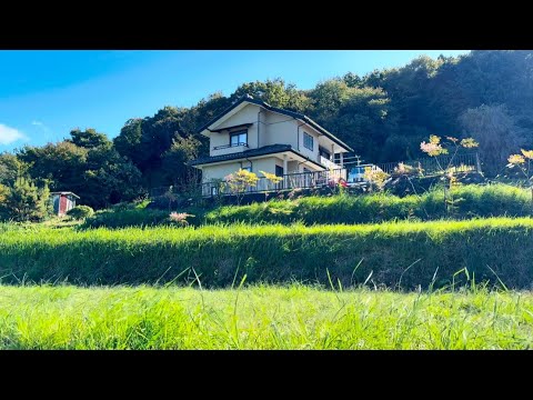 4K Walking Tour Japan - Beautiful Japanese Countryside Village Walking Tour Ochiai, Gifu, Japan