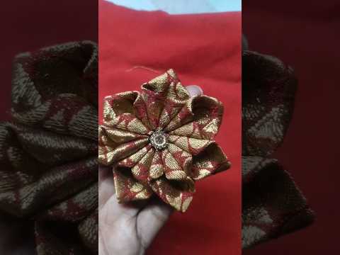 #beautiful fabric flower kapde se aasan tarike se flower banane dikhe #fabricflower#