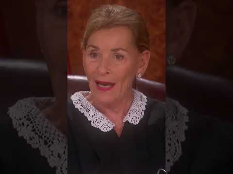 Judge Judy thinks he's "outrageous"! #shorts