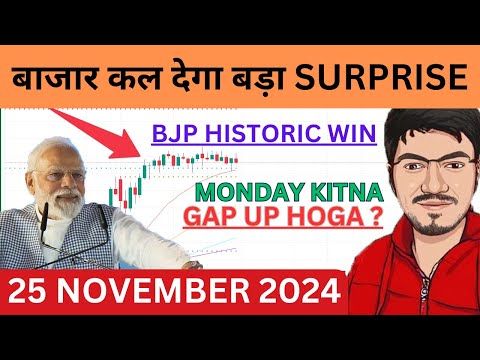 Nifty Prediction and Bank Nifty Analysis for Monday | 25 November 2024 | Banknifty Prediction Monday