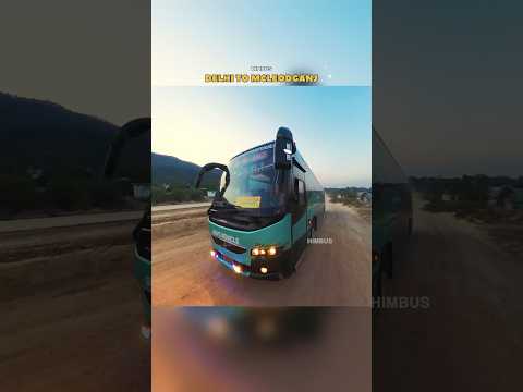 Delhi to Mcleodganj HRTC Volvo | #shorts #himbus