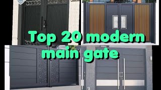 Top 20 modern main gate || latest main gate design || #gate #design #2024