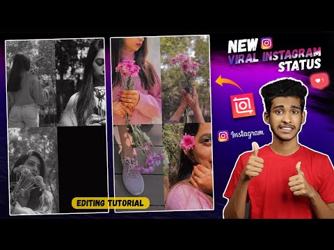 New Instagram Viral Photo College Status Video Editing | Photo Collage reel editing | Inshot Editor