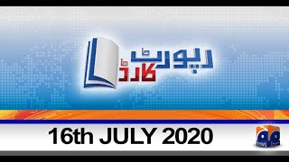 Report Card | Aleena Farooq Sheikh | 16th July 2020