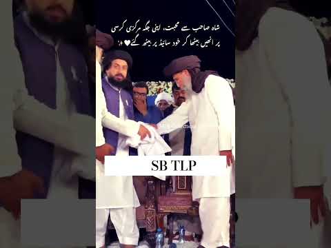 ALLAMA SAAD HUSSAIN RIZVI and shah SAHB #foryou #tranding #shots #sbtlp #tlp