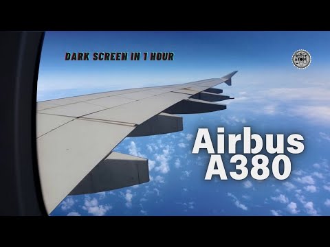 Airbus A380 In-Flight Cabin Ambience for Deep Sleep & Relaxation⨀ Cabin and In Flight Ambience ⨀