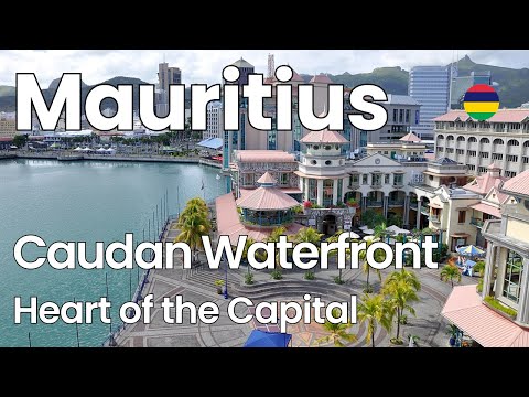 Caudan Waterfront 🇲🇺 Exploring Food Court, Local Exhibits & Marina | Mauritius [4K]