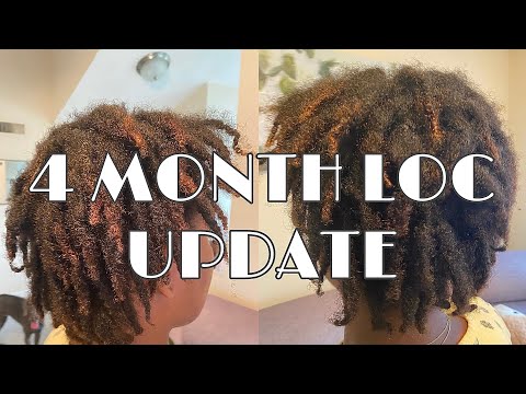 4 Month Loc Update | Two Strand Twist Starter Locs | Loc Journey