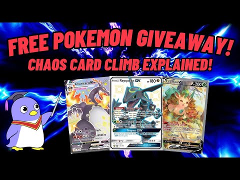 Chaos Card Climb (CCC): How Our FREE Pokémon Card Giveaway System Works! SHORTER By @inkedpenguin13