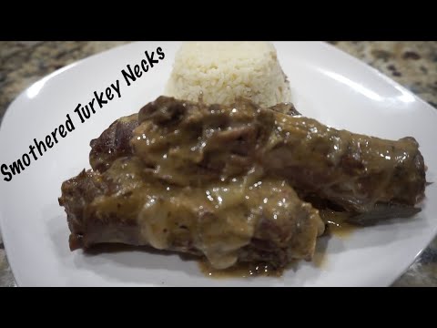 Country Style Smothered Turkey Necks | Turkey Necks Recipe