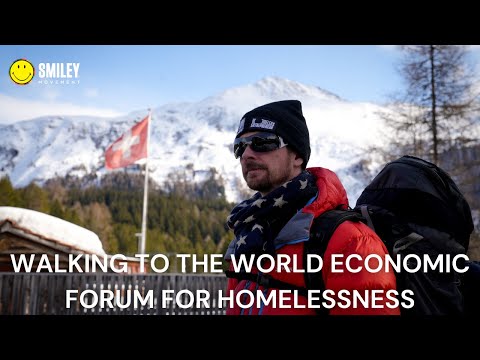 Andrew Funk's 150km Mission to Raise Awareness of Homelessness at the World Economic Forum