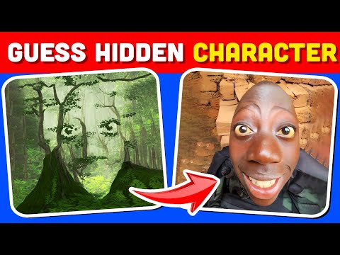 Guess The Hidden Character By Illusions | Tenge Tenge Song, Kung Fu Panda, Tenge Tenge Meme